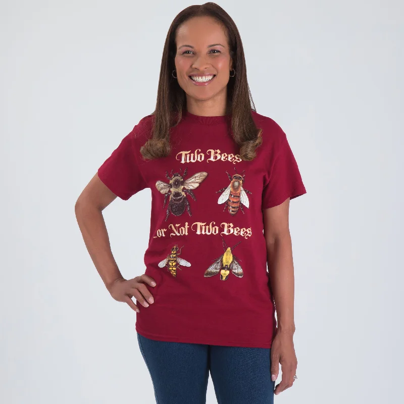Two Bees Or Not Two Bees T-Shirt Sequined Glittery Shiny