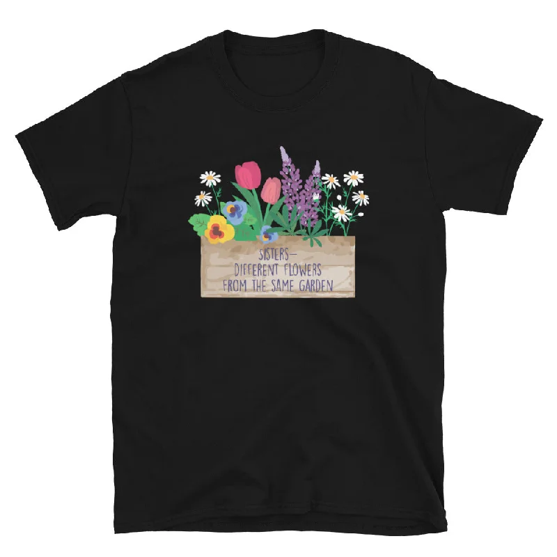 Sisters From the Same Garden T-Shirt Chenille Brocade Lace
