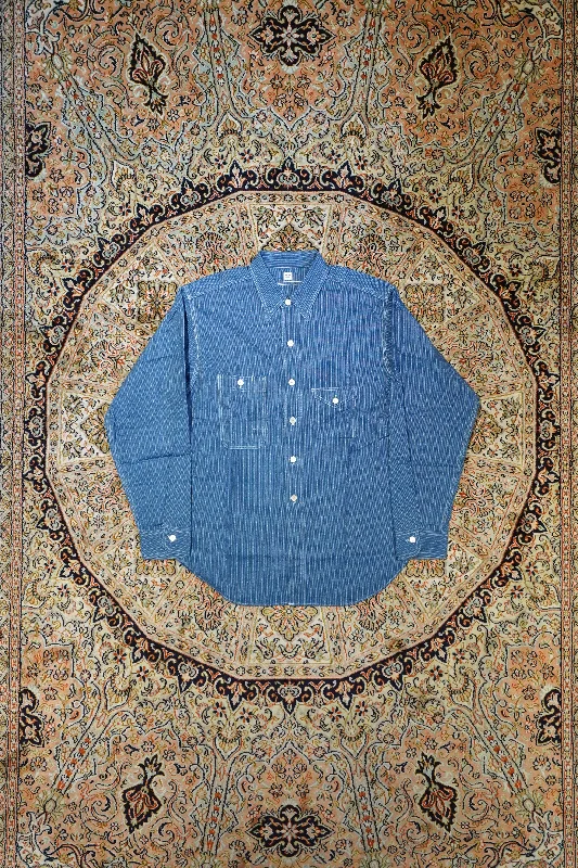 Taiga Takahashi WORK SHIRT (INDIGO) Fashionable Trendy Casual