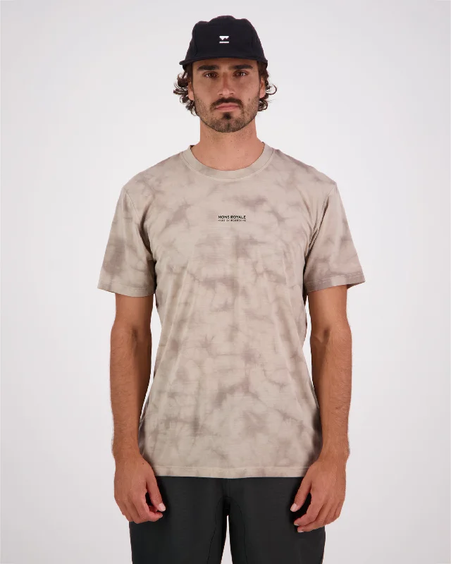 Icon Merino Classic T-Shirt - Desert Tie Dye Polka Dot Checkered Tartan