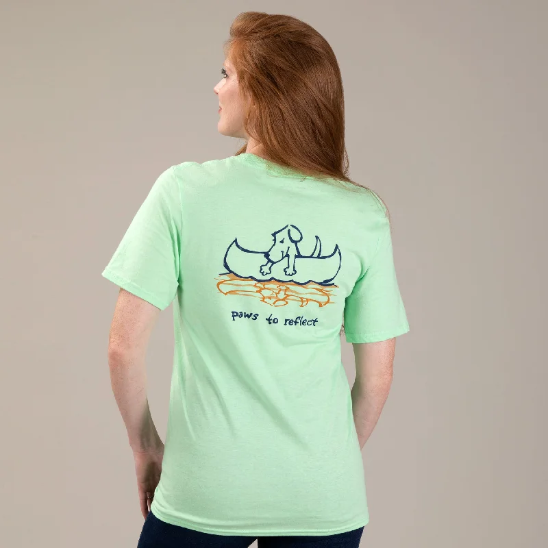 Peace Dogs Paws to Reflect T-Shirt Cashmere Blend Cotton Blend Poly Blend
