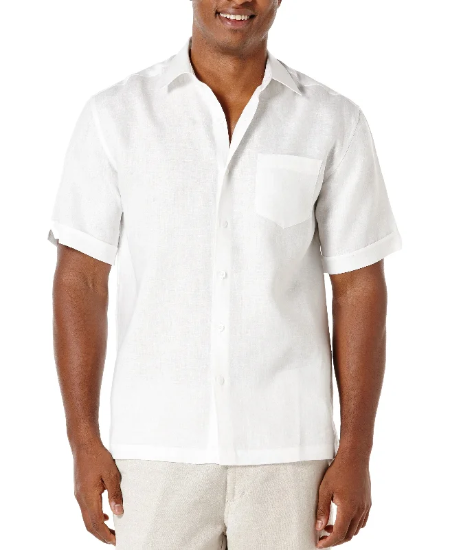 Classic Solid Linen Shirt Mesh Blend Leather Blend Suede Blend