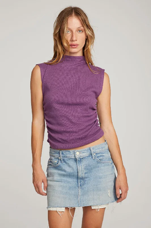 Haileyy Eggplant Tank Top charcoal tank top