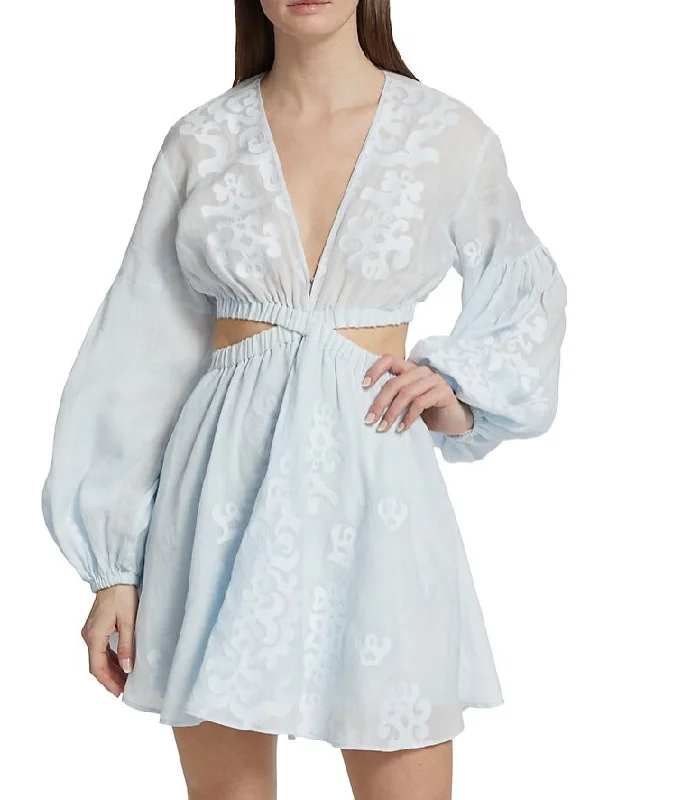A.L.C. Women's Irene Dress, Ice Water/Ice Water