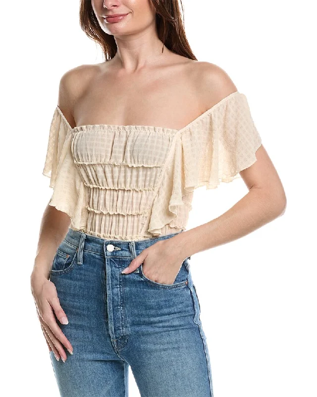 Isla Ciel Bodysuit Trendy Bodysuit with Cutouts