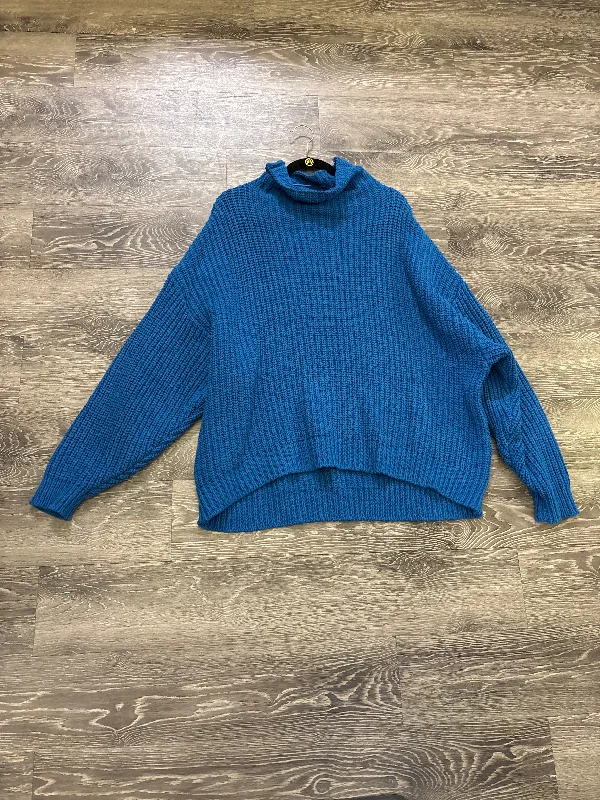 Free People Thick Turtleneck Sweater - Medium Satin Fabric Silk Fabric Chiffon Fabric