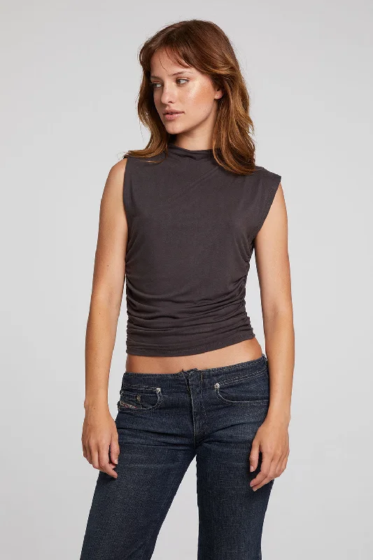 Haileyy Chocolate Torte Tank Top crew neck tank