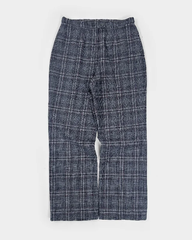 Pendleton Checkered Wool Pants (Made in USA) 1990's Formal Slim Pants