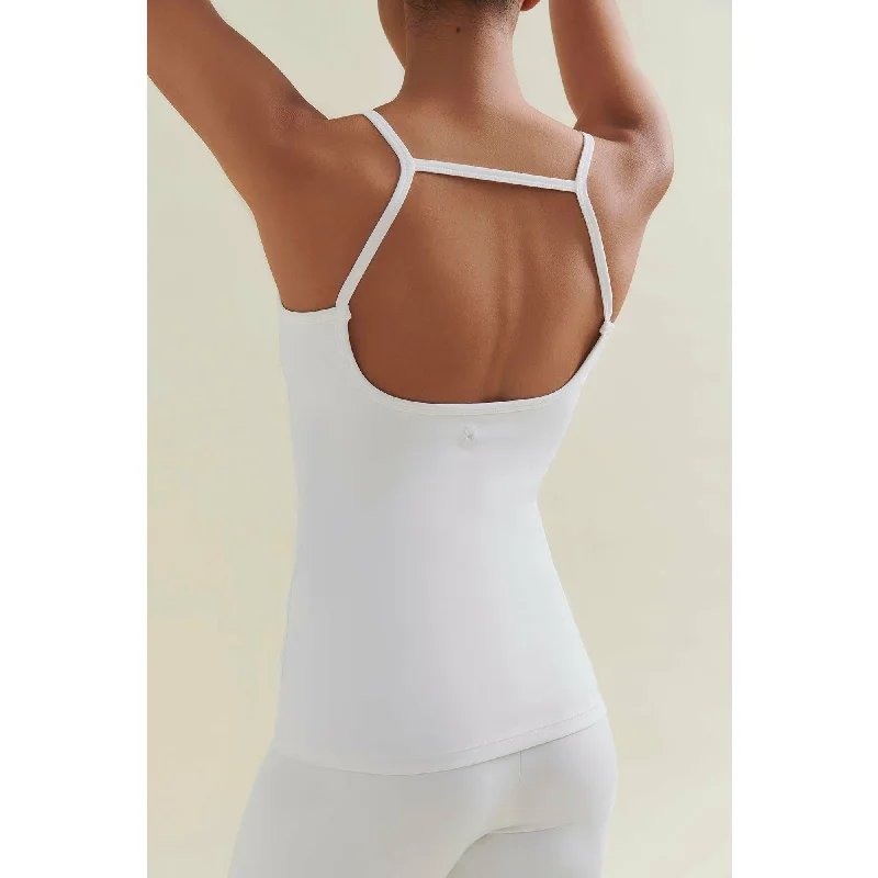 Fresher Tank - Diamond White yoga tank top