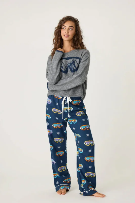 Ski You Later Flannel Pant Comfortable Jogging Pants