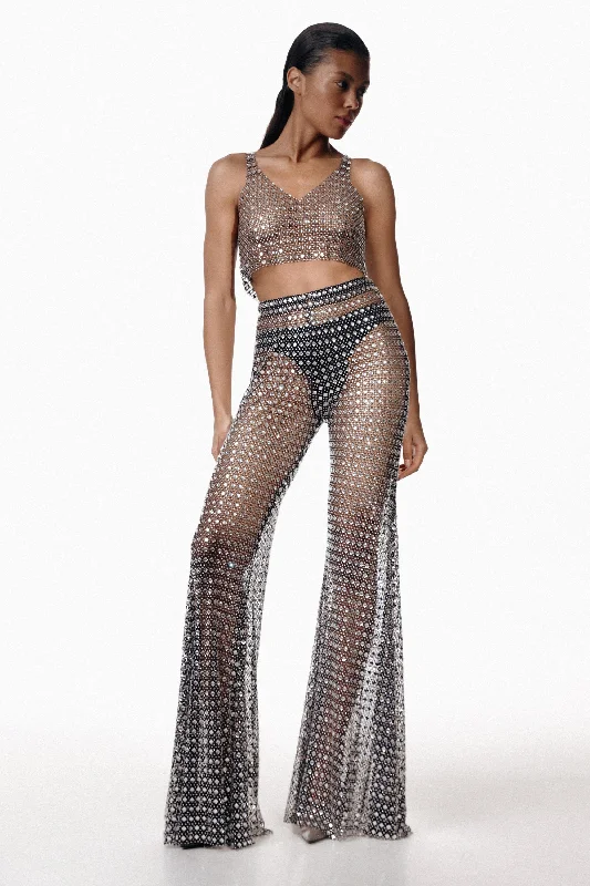 TANK SPARKLING TOP spandex blend tank