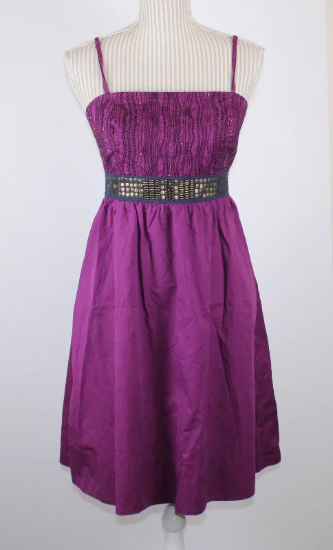 LOVE21 PURPLE DRESS LADIES MEDIUM PRE-LOVED