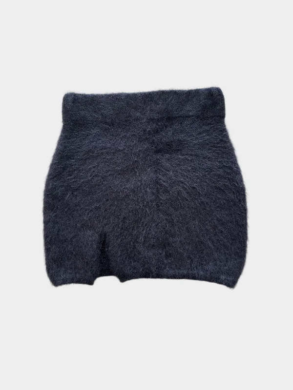 Mohair Mini Skirt vintage skirt charm