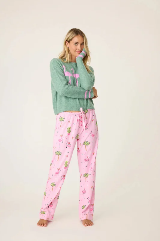 Flamingo Flannel Pant Comfortable Fleece Pants