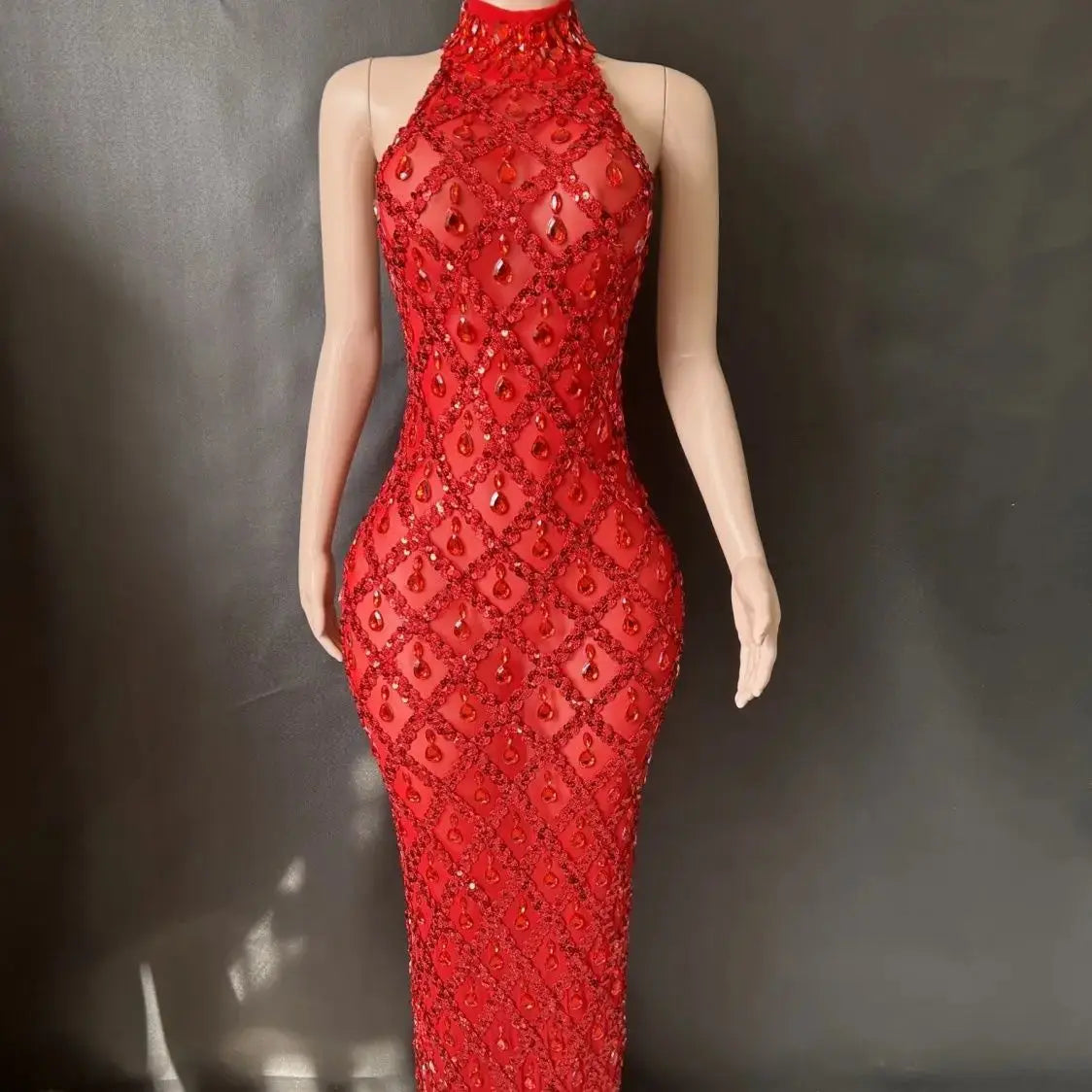 Long red