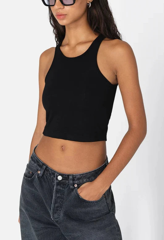 John Elliott Rib Cropped Tank athletic tank top