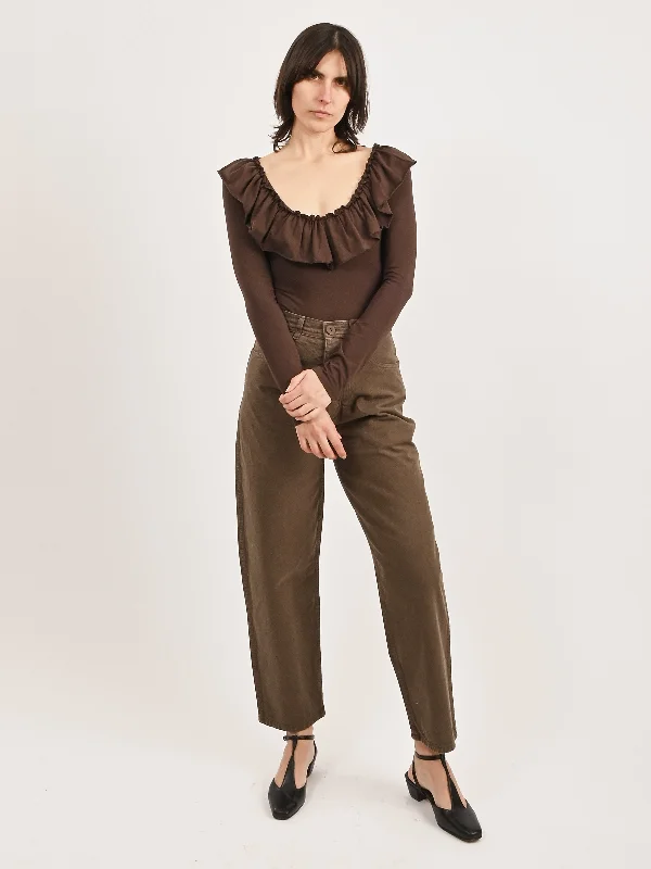 Fei Bodysuit Stylish Mock Neck Bodysuit