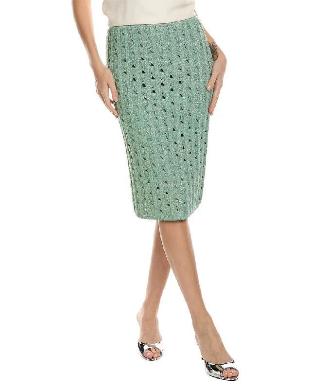 St. John Crochet Skirt low waist skirt