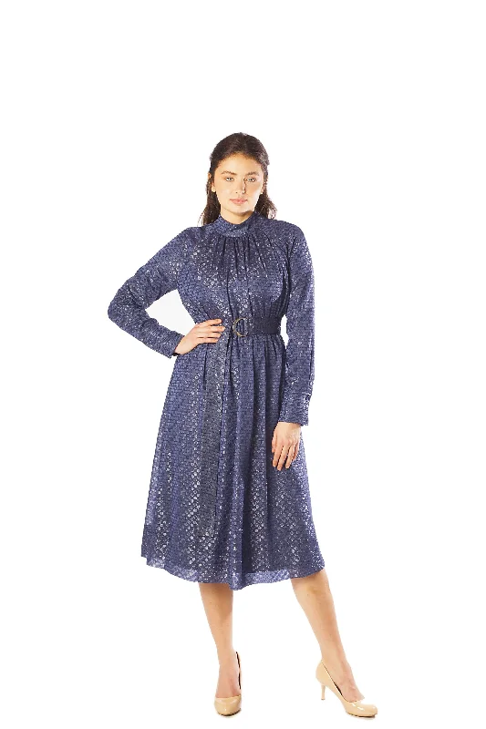 Textured Chiffon Dots Dress Tunics New arrival
