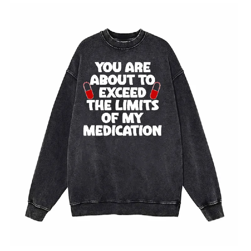You Are About To Exceed Vintage Washed Sweatshirt Hoodie with Full-Zip Functional Layering