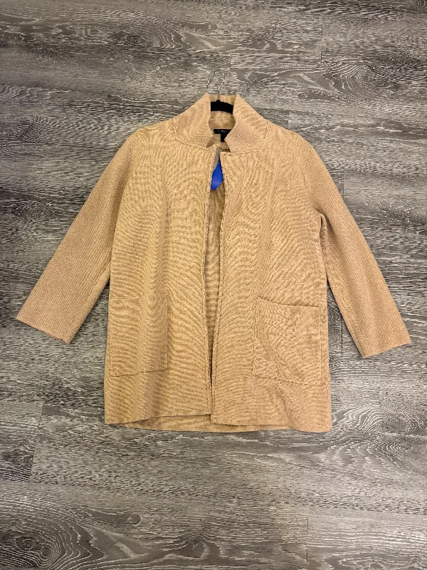 J Crew Open Collar Long Sleeve Sweater - Small Chenille Blend Fleece Blend Nylon Blend