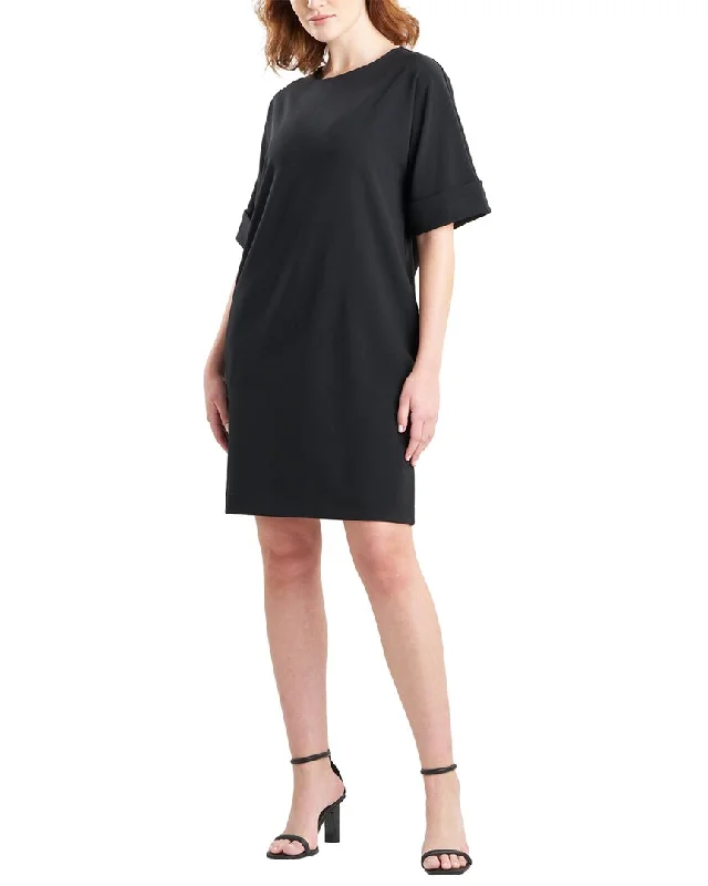 Natori Sold Knit Crepe Dress