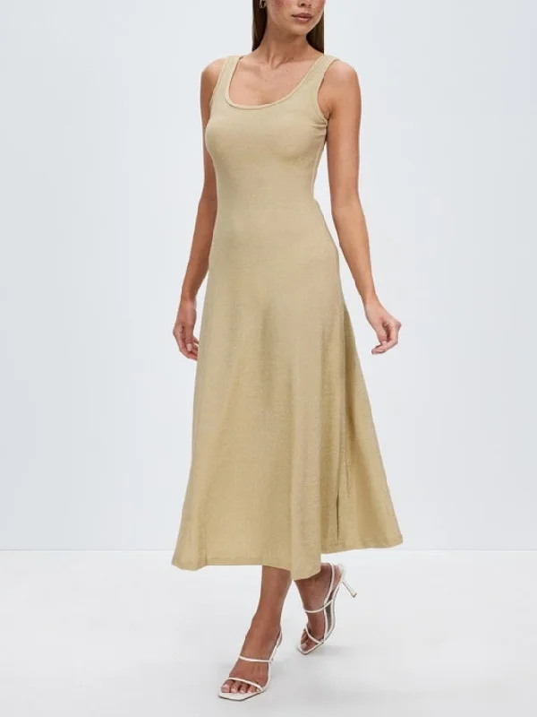 Women's summer sleeveless casual dress beach queue vest skirt by Kaja Clothing - Nicola Dress