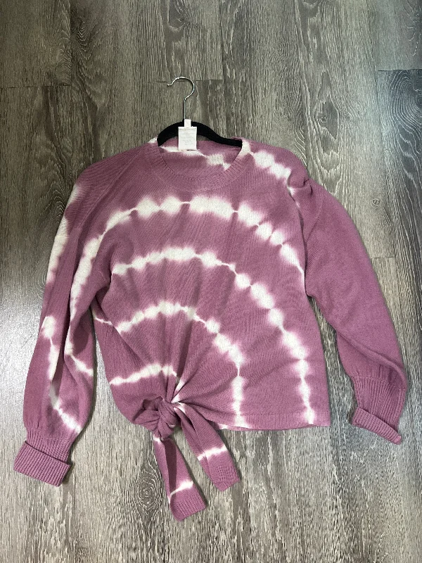 Cing a Sept Tiedye Wool Cashmere Sweater (Size Medium) Cotton Fabric Linen Fabric Terry Fabric