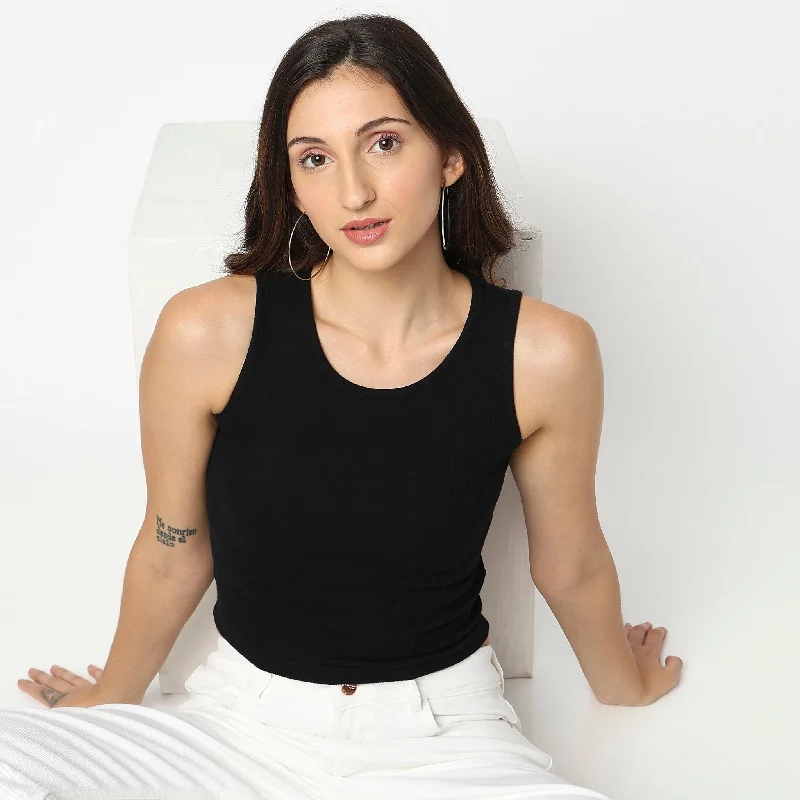 Tank Top - Solid - Regular Fit adorable tank top