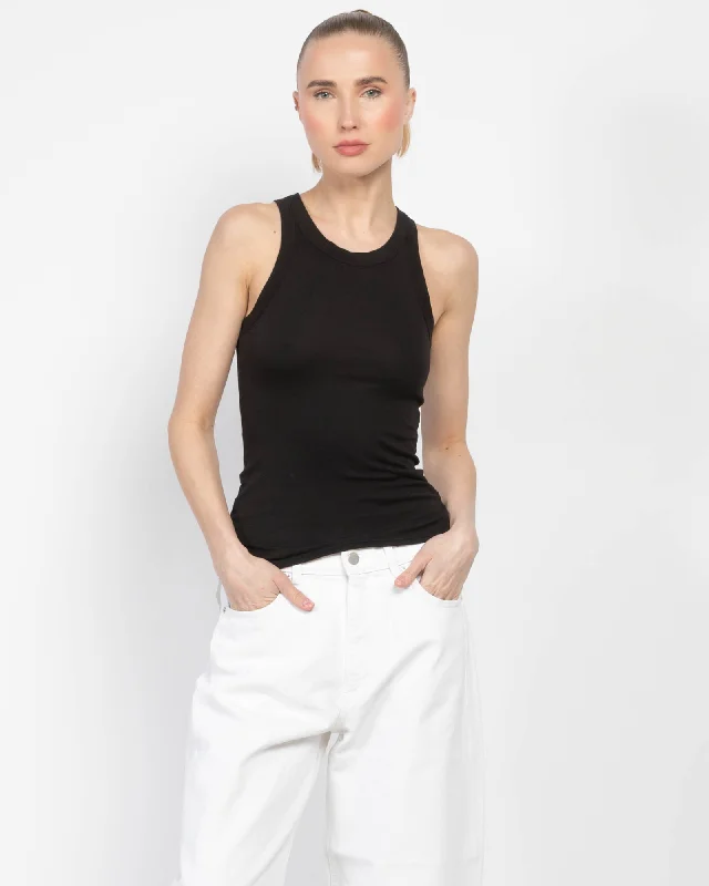 Bold Sheath Tank ivory tank top