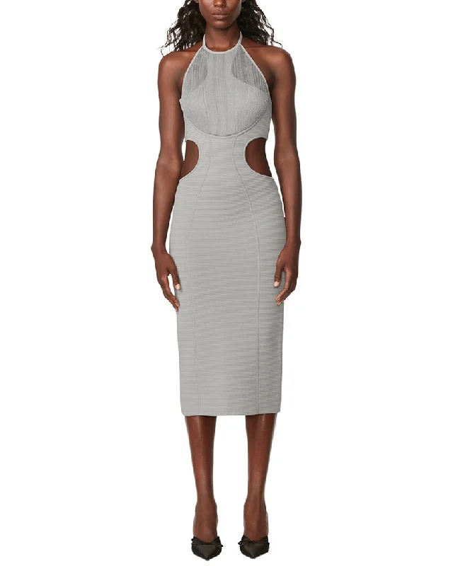 Herve Leger Knit Knee-Length Dress