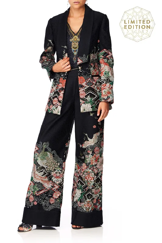JACQUARD JACKET MIDNIGHT MOONCHILD Denim Jacket Leather Jacket Suede Jacket