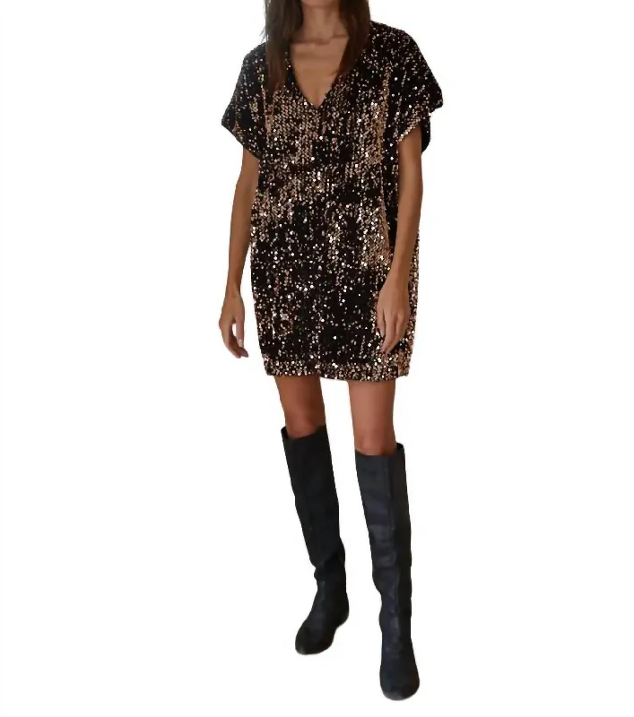 Last Call Dress In Copper