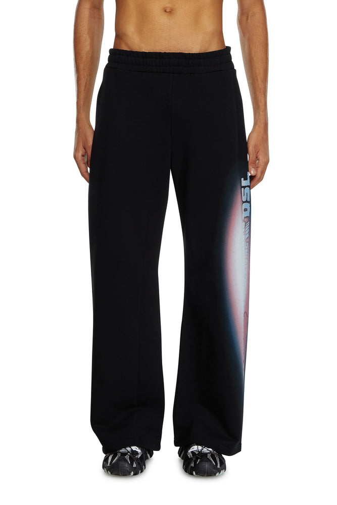 Track Pants With Spotlight Print Stylish Paperbag Waist Pants