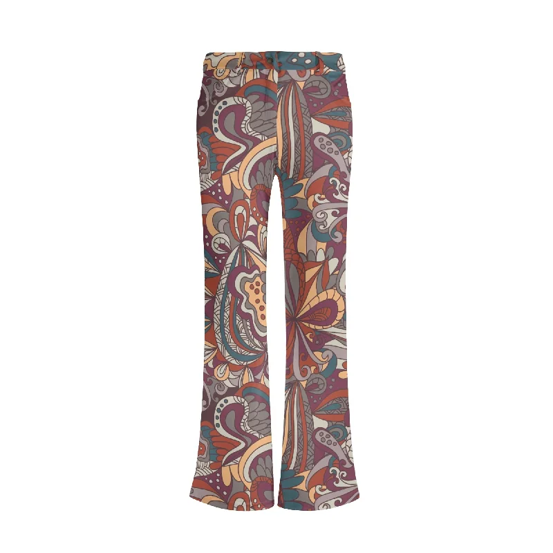 Kalei Flare Pants Stylish Slim Trousers