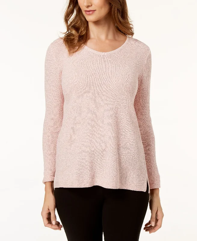 Karen Scott Petite Cotton Sweater Velvet Chenille Corduroy