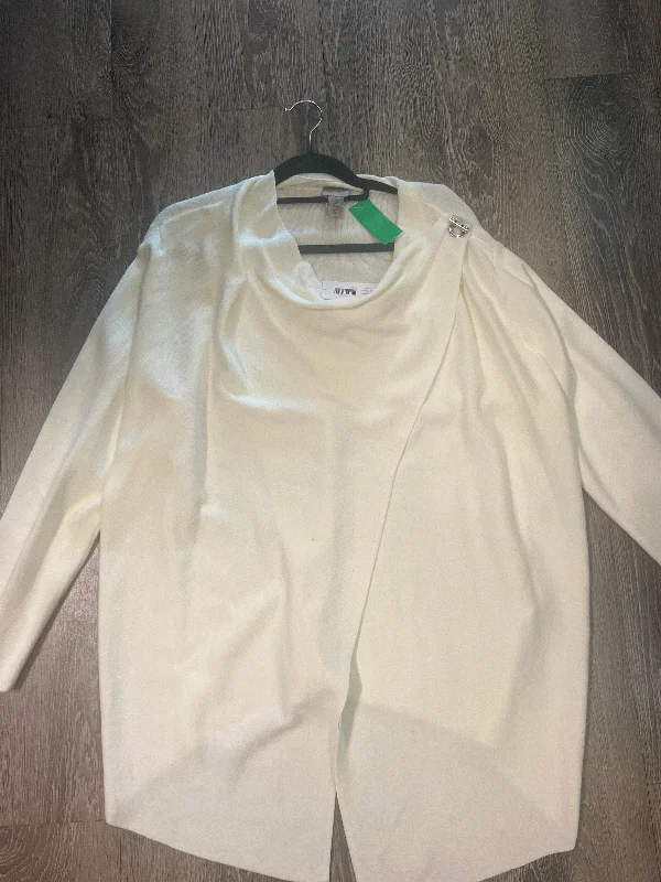 Chicos Toggle Sweater Jacket (Size 3) Lightweight Heavyweight Midweight