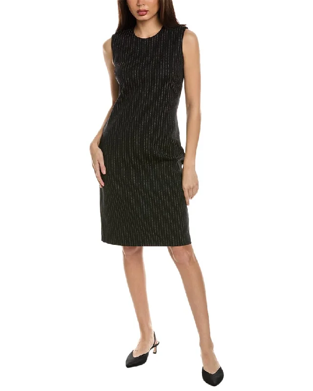 St. John Pinstripe Sheath Dress