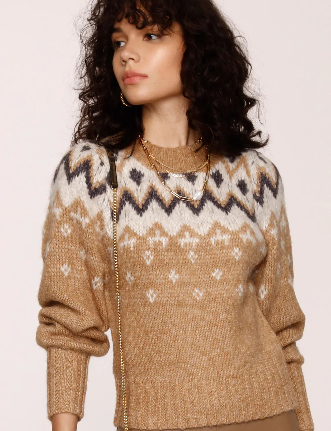 The Sara Sweater by Heartloom - Birch Stylish Fashionable Trendy