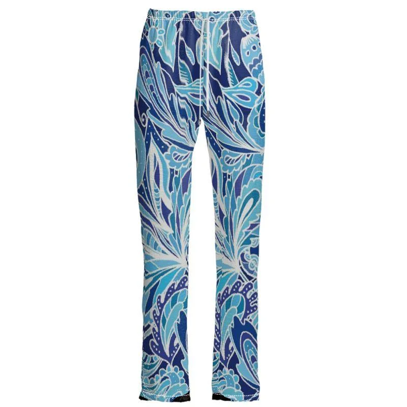 Aqui Satin Wide-Leg Pants Stylish Harem Pants