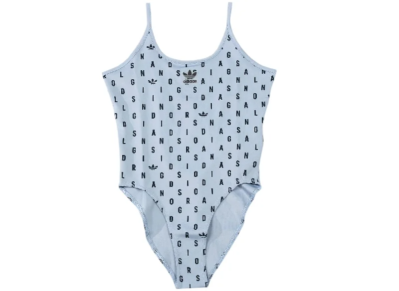 Adidas Women's Bodysuit Trendy Bodysuit with Frills