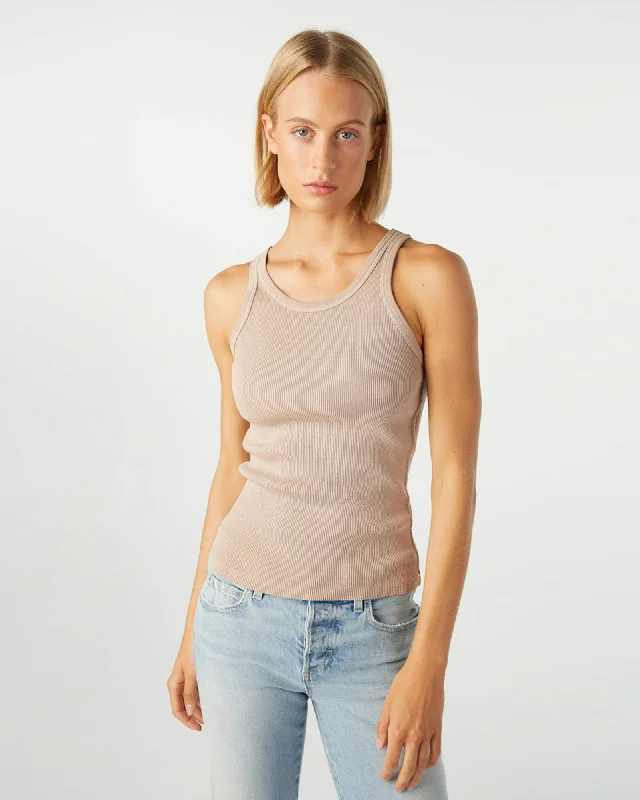 Long Rib Tank flexible tank top