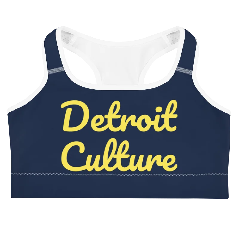 Detroit Culture Crop Tank breathable tank top