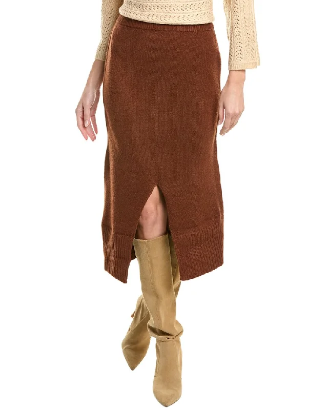 Design History Skirt velvet skirt plush
