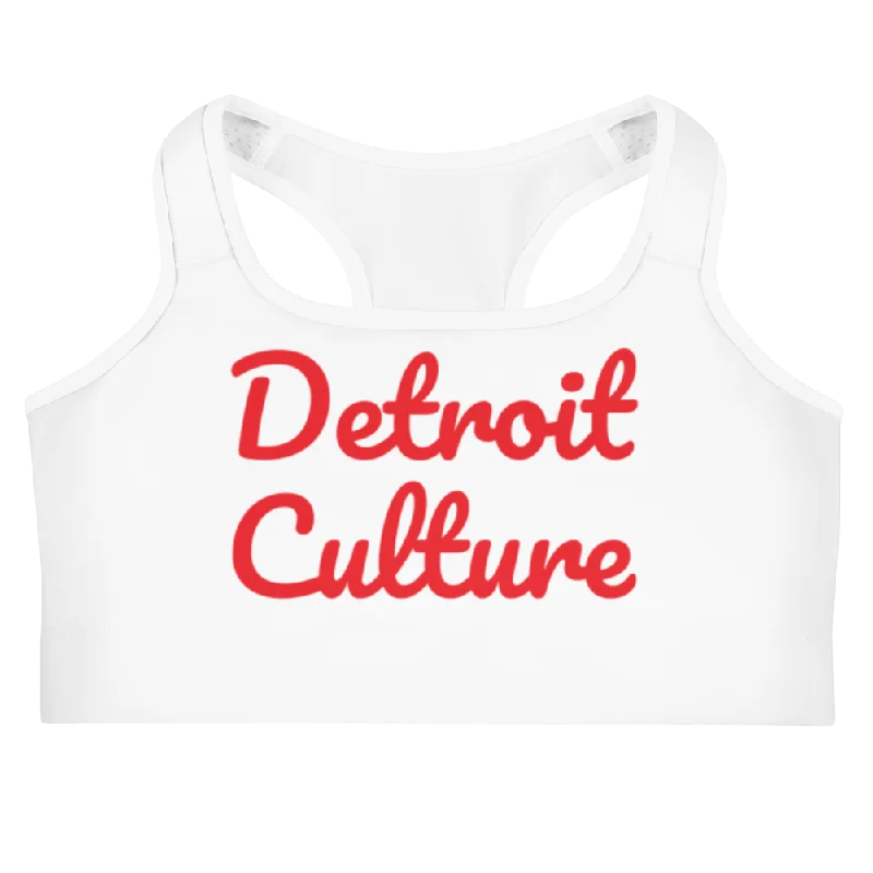 Detroit Culture Crop Tank glitter tank top
