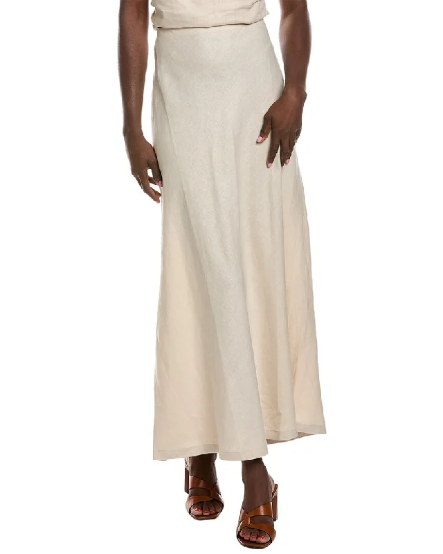 Faithfull The Brand Antibes Linen Maxi Skirt leather skirt modern