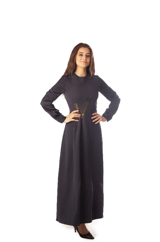 Copper Beaded Waist Dress Tunics Polka dots