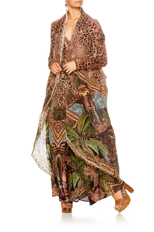 LONG CASUAL JACKET WITH POCKETS THE GYPSY LOUNGE Anorak Shell Jacket Lightweight Jacket