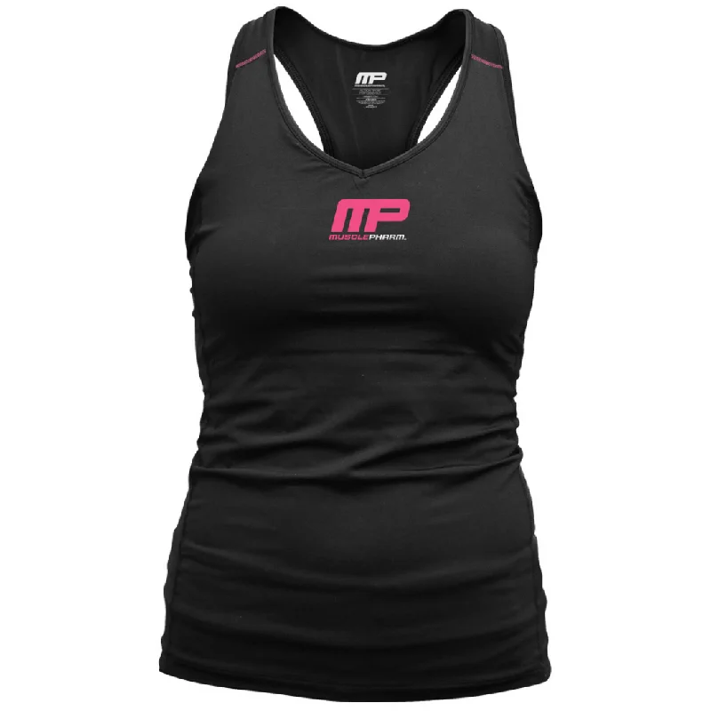 MusclePharm Sportswear Virus Womens Racer Tank (VWTK) sheer tank top