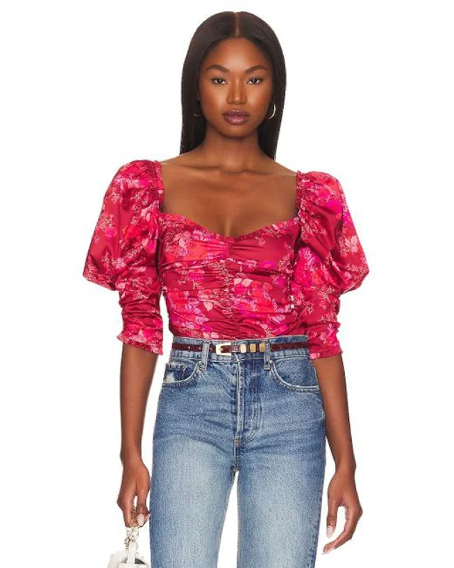 "Monet" Bodysuit Fashionable Square Neck Bodysuit